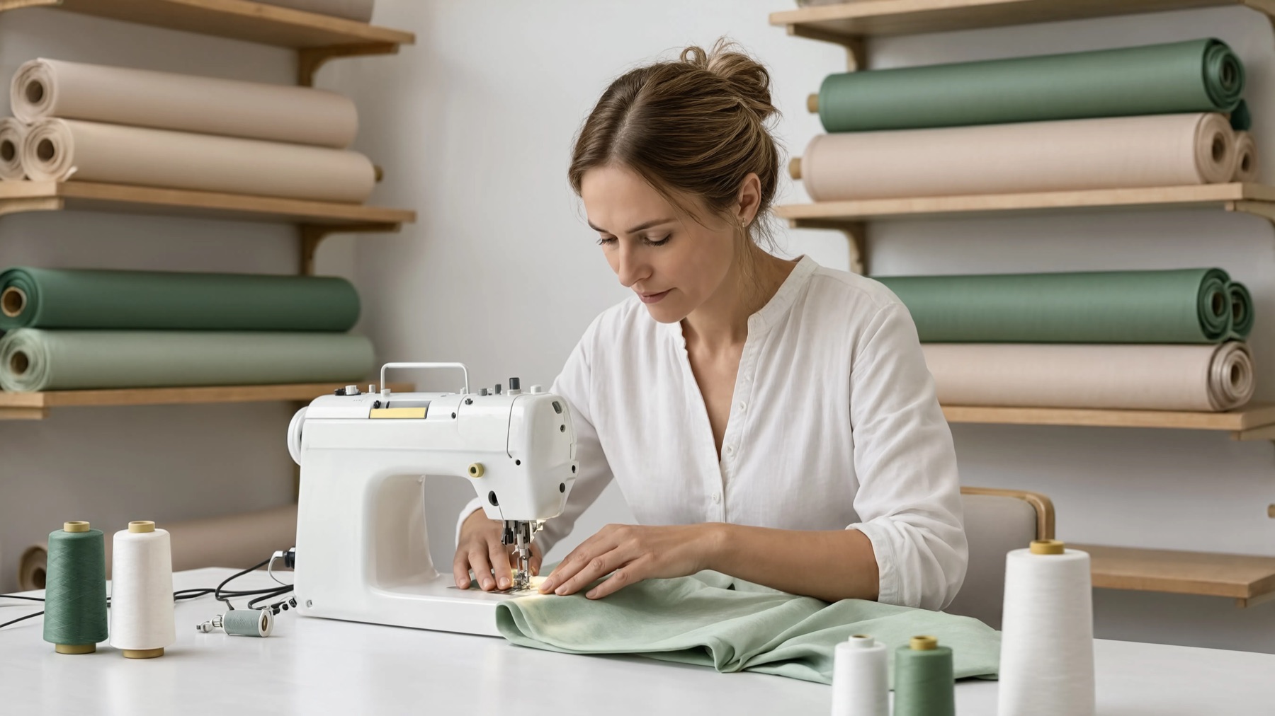 Curtain manufacturing workshop